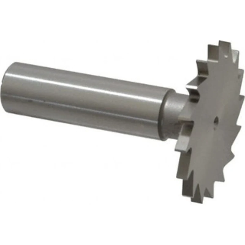 Made in USA 1-1/2 Cut Diam, 7/64 Cut Width, 1/2 Shank, Straight-Tooth Woodruff Keyseat Cutter High Speed Steel, Uncoa...